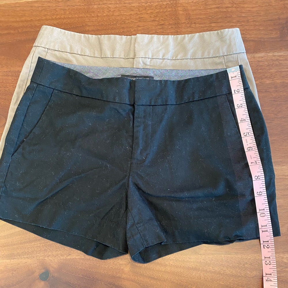 Banana Republic Hampton Fit - Tan & Black (2pack) size 0